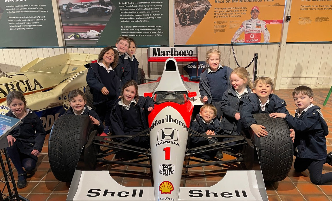 Pupils discover travel changes in 'plane' sight